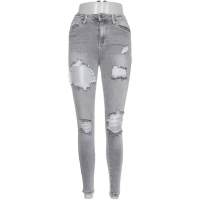 Jeans (Grå) från Redial Bomull, Elastan, Polyester