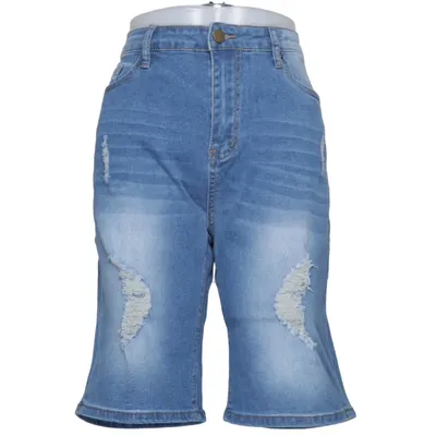 Jeansshorts (Blå) från Jeans Bomull, Elastan, Polyester, Viskos