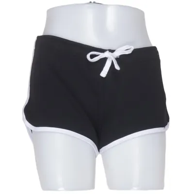 Trainingsshorts (Zwart, Wit) van Sister Katoen