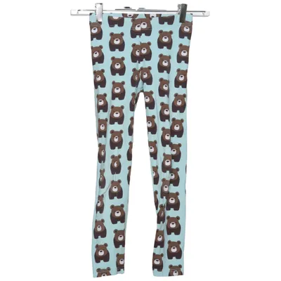 Leggings (Blue, Brown) from Maxomorra Cotton, Elastane