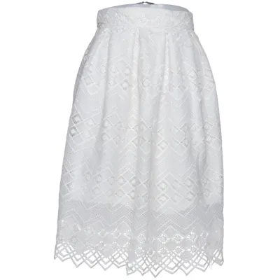 Jupe (Blanc) de LM Lulu Coton, Polyester