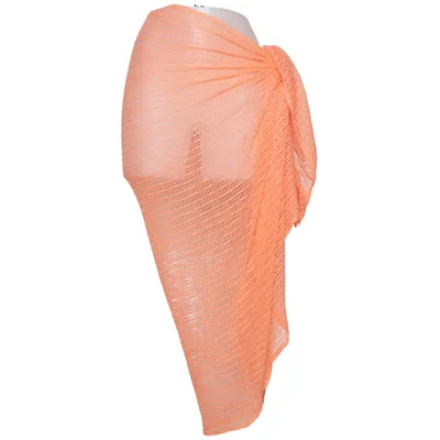 Strandkjol (Orange) från Åhléns Akryl, Bomull, Polyester
