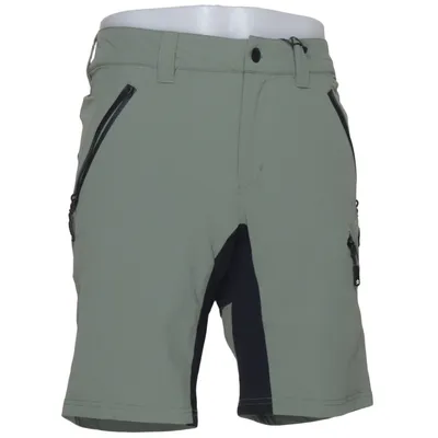 Short d'extérieur (Vert, Noir) de Luko Élasthane, Polyamide