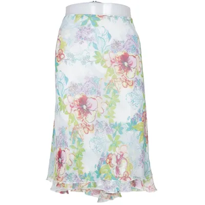 Kjol (Vit, Flerfärgad) från Miss H. Polyester