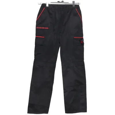 Pantalon cargo (Noir) de Julius K9 Coton, Polyester
