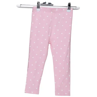 Leggings (Rosa, Vit) från Kids Bomull, Elastan