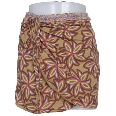 Jupe portefeuille (Marron, Multicolore) de Pull & Bear