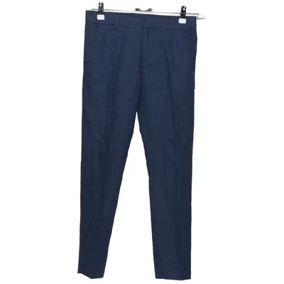 Kostymbyxor (Blå) från H&M Bomull, Linne, Polyester