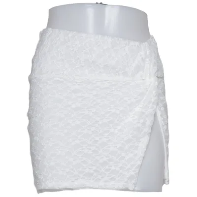 Rok (Wit) van Fashion Nova Elastaan, Polyester