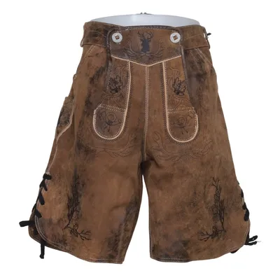 Lederhosen (Brown) from Paulgos Cotton