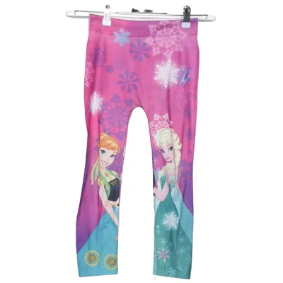Leggings (Pink, Blue, Multicolored) from Disney Elastane, Polyester