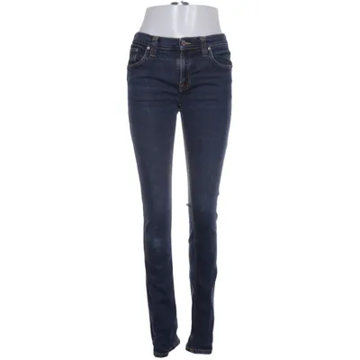 Spijkerbroek (Blauw) van Nudie Jeans Katoen, Elastaan