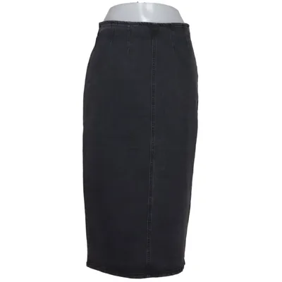 Denim skirt (Gray) from 24Colours Cotton, Elastane, Polyester