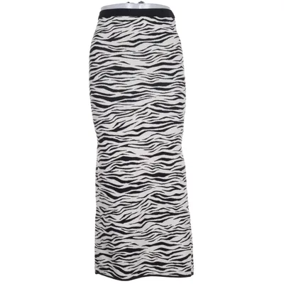 Maxi nederdel (Hvid, Sort) fra Bershka Polyamid