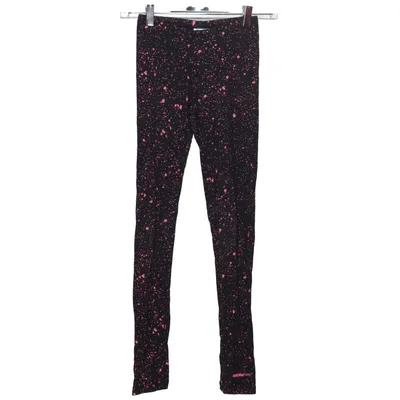 Sportleggings (Zwart, Roze) van Adidas Neo Katoen, Elastaan