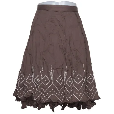 Nederdel (Brun, Hvid) fra H&M Bomuld