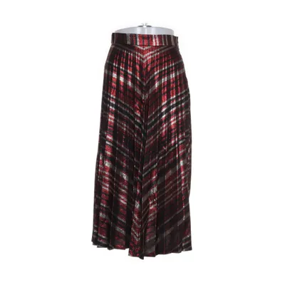 Kjol (Röd, Svart, Flerfärgad) från Zara Woman Metallfiber, Polyester, Viskos