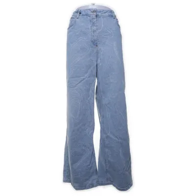 Jeans (Blå, Vit) från NA-KD Art Bomull, Polyester