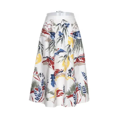 Rok (Wit, Meerkleurig) van GANT Katoen, Polyester