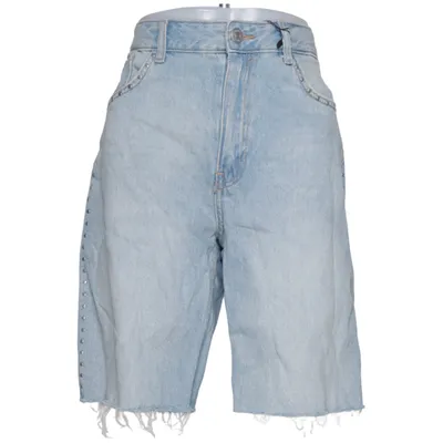 Denim shorts (Blue) from Pull & Bear Cotton