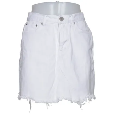 Jeansnederdel (Hvid) fra Bamboo Blonde