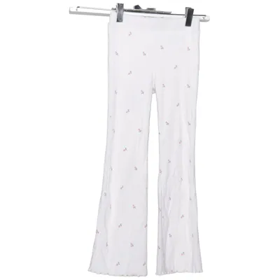 Broek (Wit, Roze, Groen) van H&M Katoen, Elastaan
