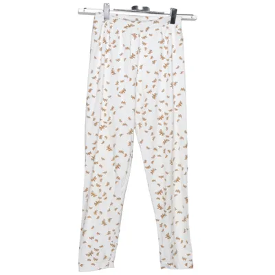 Pyjama broek (Wit, Bruin) van POMPdeLUx Katoen, Elastaan