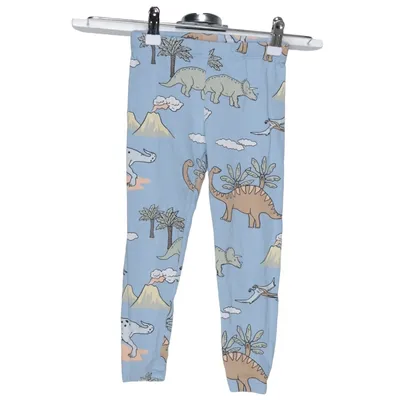 Leggings (Blå, Flerfärgad) från Lindex Bomull, Elastan