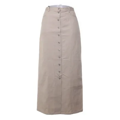 Maxi rok (Beige) van Fransa Katoen, Viscose