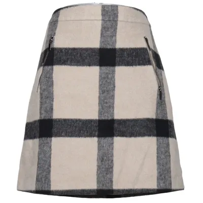 Skirt (Beige, Gray, Black) from Dunnes Acrylic, Polyamide, Polyester, Viscose, Wool