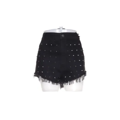 Jeansshorts (Svart) från Killstar Bomull, Elastan