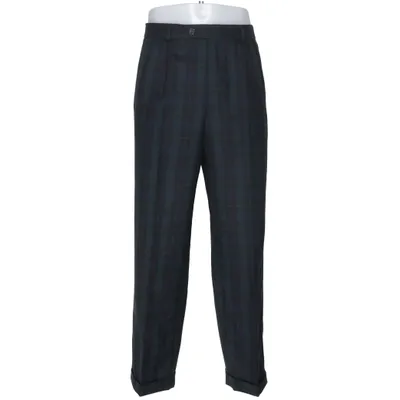 Suit pants (Blue, Green) from Sunde Polyester, Wool