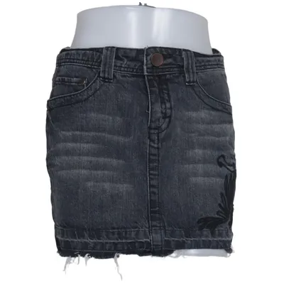 Denim skirt (Gray) from Colours Of The World Cotton