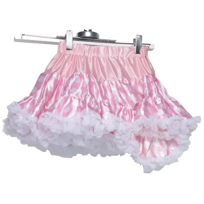 Tulle skirt (Pink, White) from Kirei Sui Elastane, Polyamide