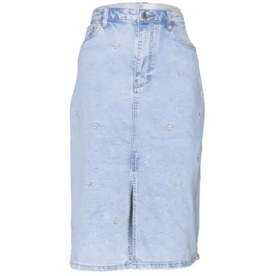 Spijkerrok (Blauw) van Queen Hearts Katoen, Elastaan, Polyester