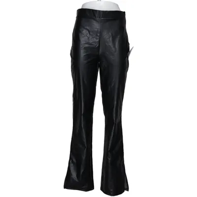 Bukser (Sassy Pu Slit Pants) fra NLY Trend Elastan, Polyester, Polyurethan