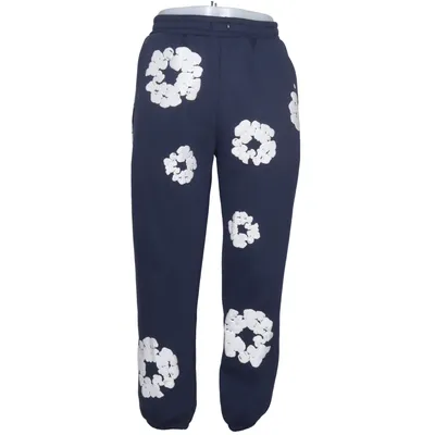 Pantalon de survêtement (Bleu, Blanc) de Denim Tears Coton