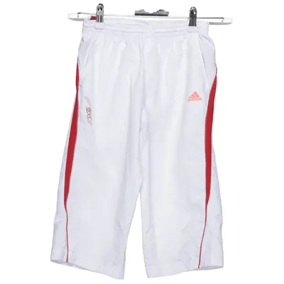 Trekvartsbyxor (Vit, Röd) från Adidas Polyester