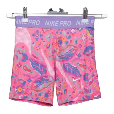 Kompressionsshorts (Pink, Flerfarvet) fra Nike Pro Elastan, Polyester