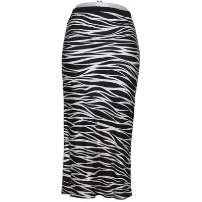 Maxi rok (Zwart, Wit) van Anine Bing Zijde