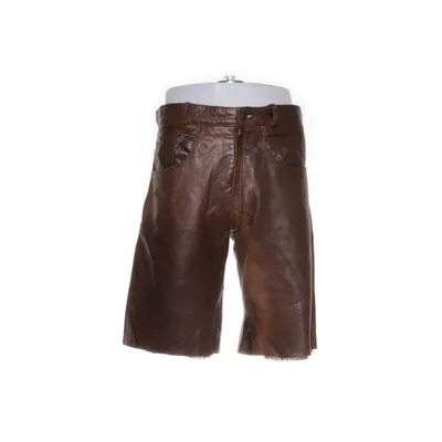 Leren shorts (Bruin)