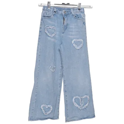Jeans (Blå) från Shein Bomull, Polyester, Viskos
