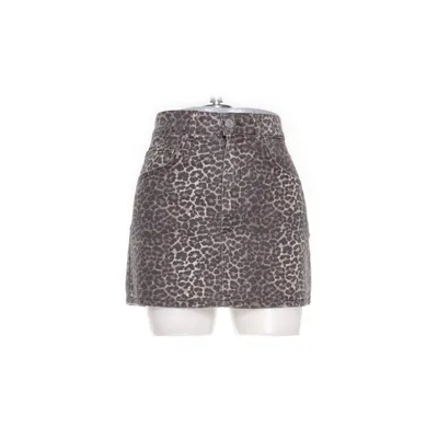 Skirt (Brown, Multicolored) from Pull & Bear