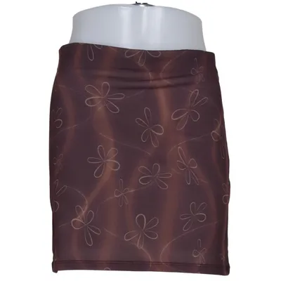 Kjol (Brun, Flerfärgad) från NA-KD Elastan, Polyester