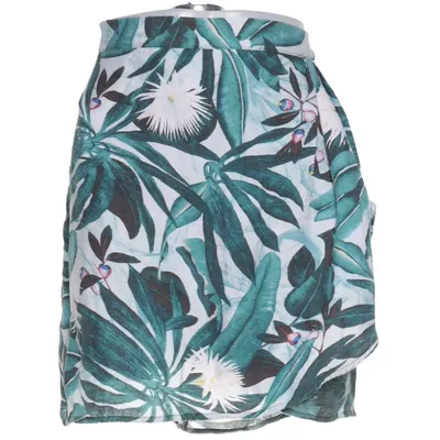 Kjol (Blå, Flerfärgad) från Anna Glover x H&M Viskos, Polyamid