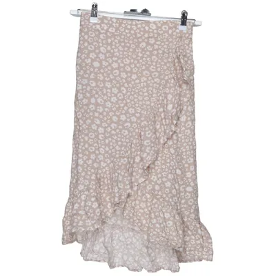 Omlottkjol (Beige, Vit, Flerfärgad) från Ü by KappAhl Viskos