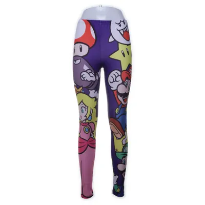 Leggings (Lila, Flerfärgad) från Super Mario