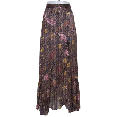 Maxi nederdel (Blå, Flerfarvet) fra Ba&sh Polyester, Viscose