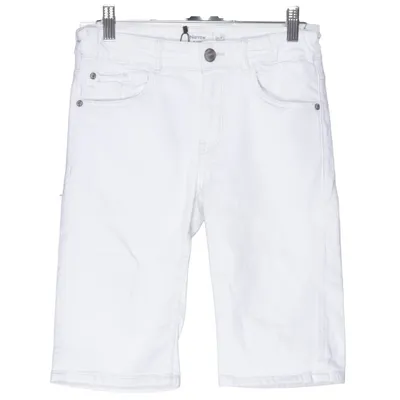 Denim shorts (Narrow) van Narrow by Lindex Katoen, Elastaan
