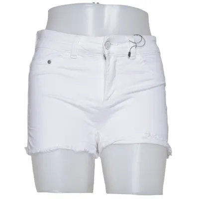 Denim shorts (White) from Pull & Bear Denim